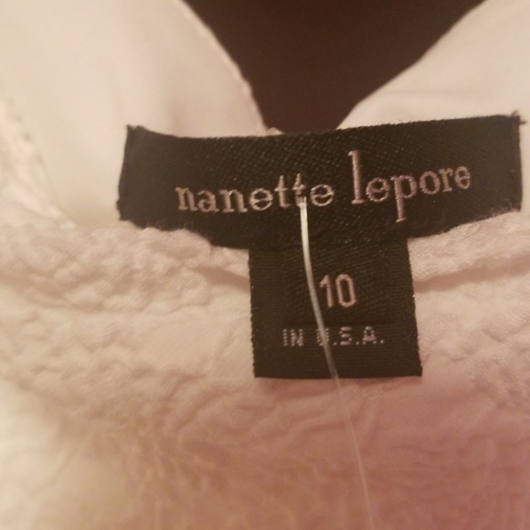 White Nanette Lepore mini skort size 10 - Picture 4 of 4